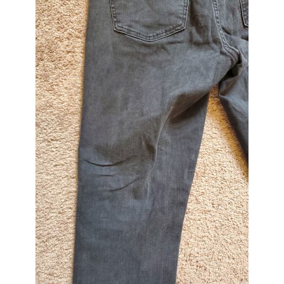 Madewell Black Button Fly 9" Mid-Rise Skinny Raw Hem Jeans Style #H3026, Size 28 - Picture 10 of 11